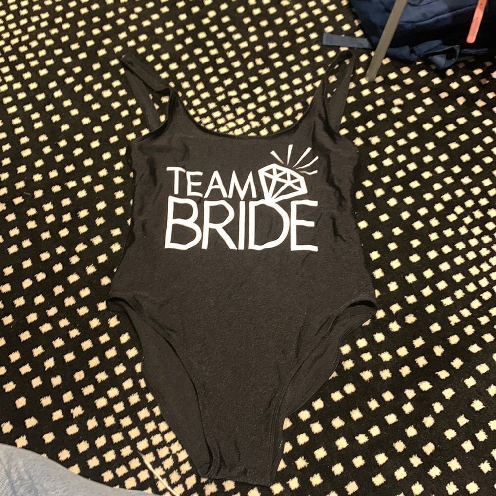 Bachelorette “Team Bride” bathing suit